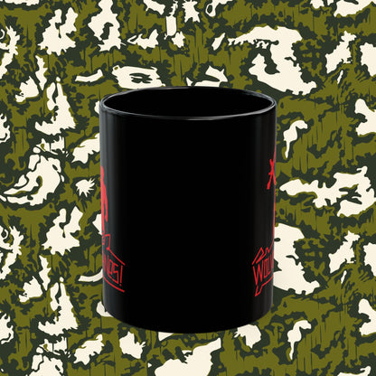 Wolverines Mug in midnight black; 11 or 15 oz