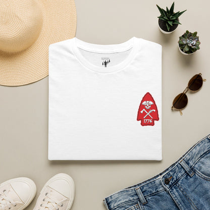 Rev War Arrowhead Left Chest Graphic T-Shirt