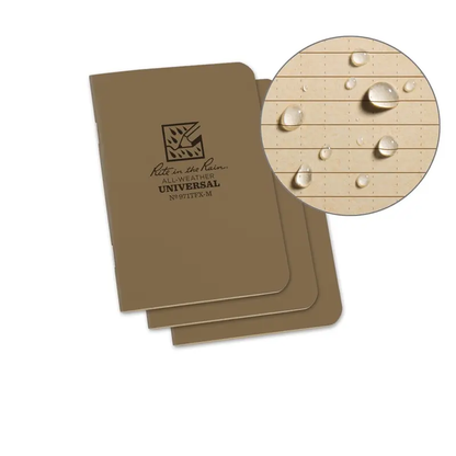 Rite in the Rain Stapled Notebook 3 Pack