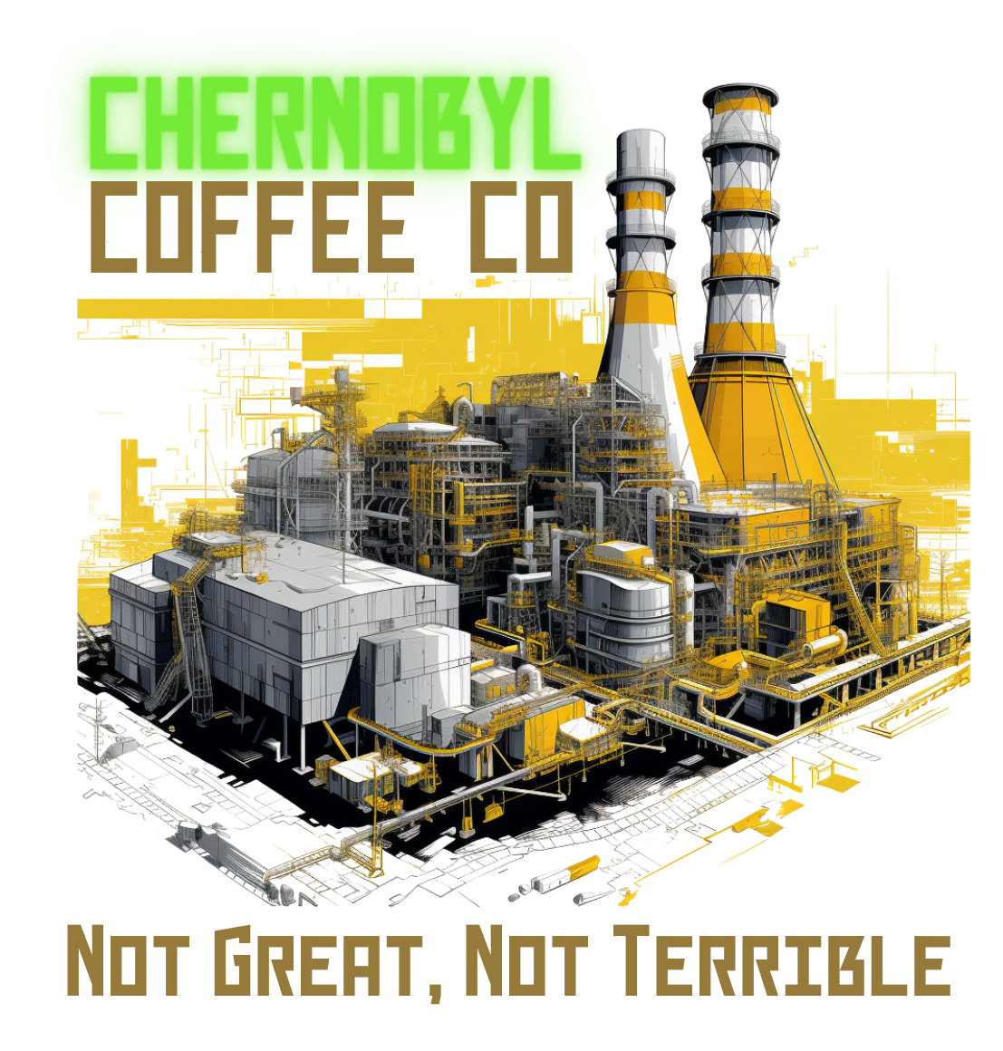 Chernobyl Coffee Company Die Cut Decal