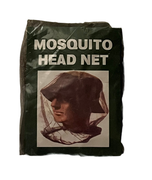 Mosquito Headnet, Green, New  (CLEARANCE)