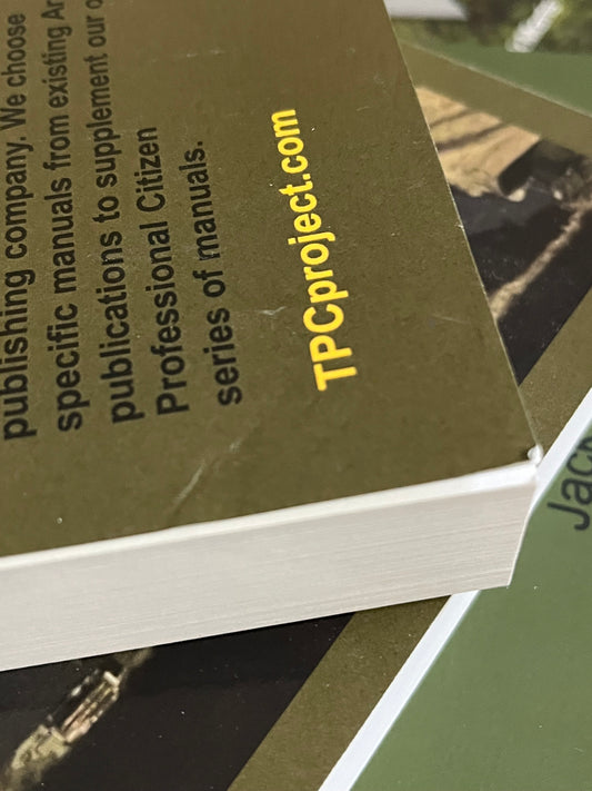 CM Manuals with Cover Misprints / Slight Damage