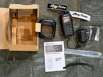 Anytone 878 UV ii Handheld Encrypted Radio (one of three) (GARAGE SALE ITEM)