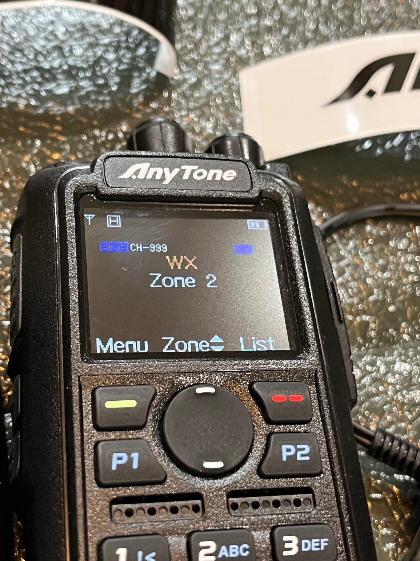 Anytone 878 UV ii Handheld Encrypted Radio (one of three) (GARAGE SALE ITEM)