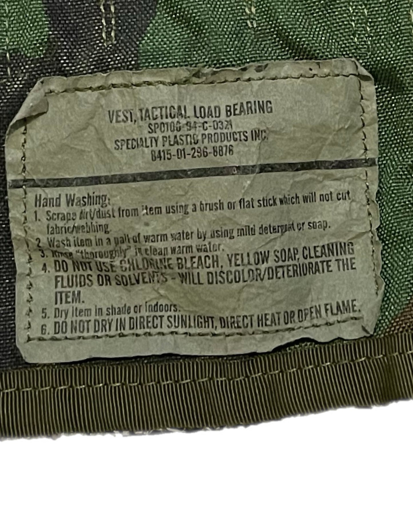 M81 LBV88 Woodland Surplus Load Bearing Vest (early model)