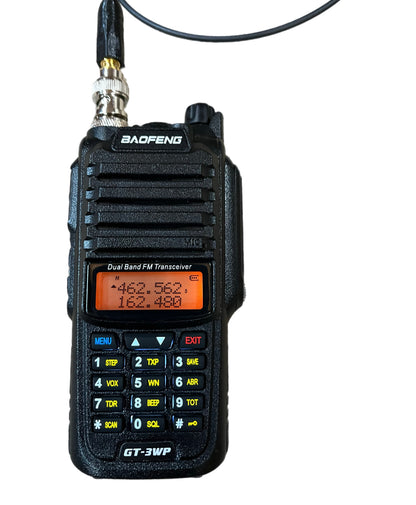Baofeng GT3 WP Water Proof Radio with Signal Stick Antenna (GARAGE SALE ITEM)