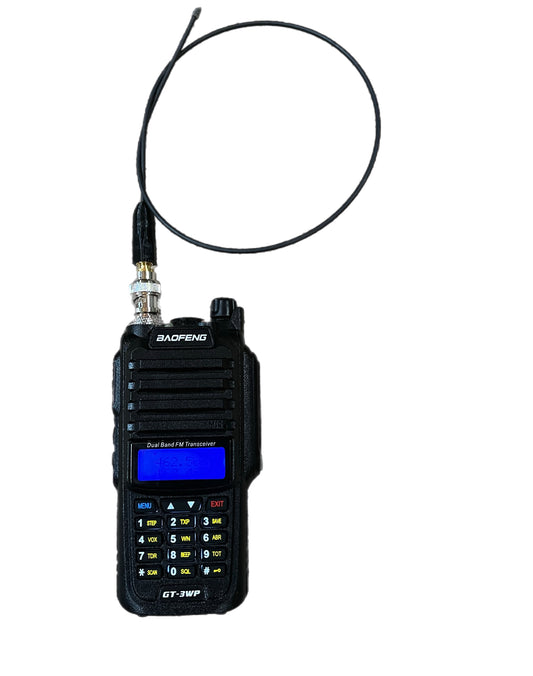 Baofeng GT3 WP Water Proof Radio with Signal Stick Antenna (GARAGE SALE ITEM)