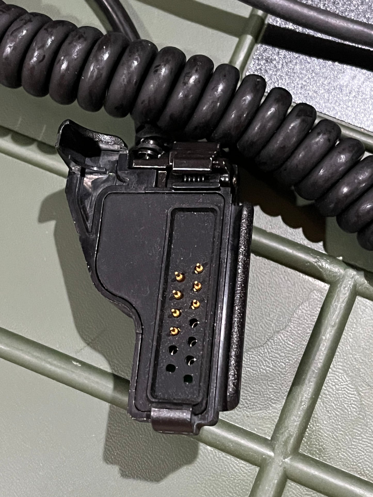 Peltor Comms Radio Cable PTT Adapter Demo/Display No Box (Garage Sale Item)