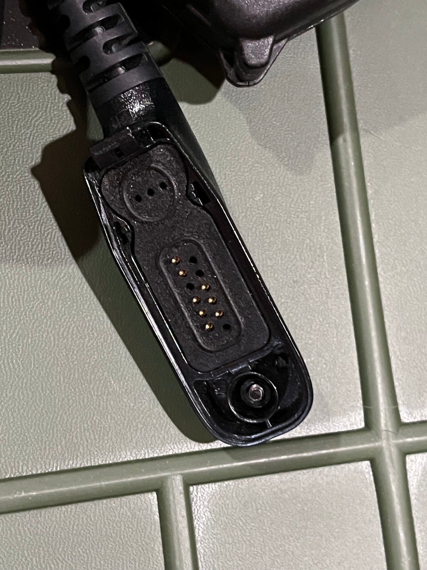 Peltor Comms Radio Cable PTT Adapter Demo/Display No Box (Garage Sale Item)