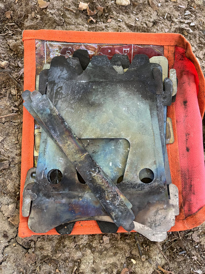 Emberlit Folding Stove Titanium (GARAGE SALE ITEM)