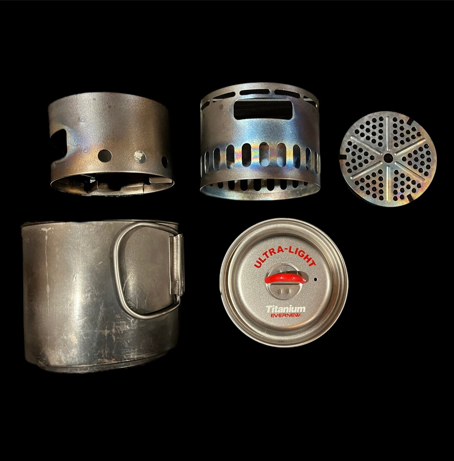 Evernew Titanium Mug Pot 500 Set (Garage Sale Item)