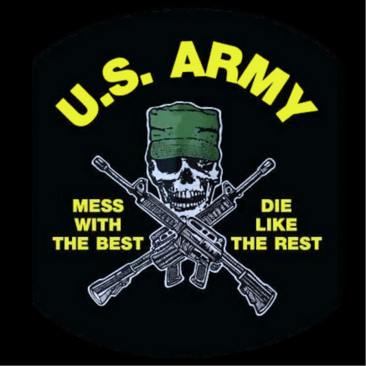 Vintage Mess with the Best Decal