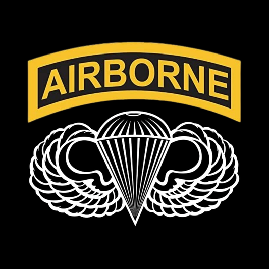 Airborne Wings and Tab Decal
