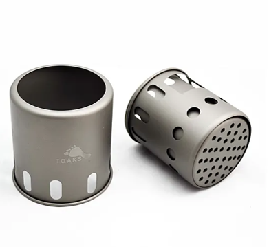 Toaks Titanium Backpacking Wood Burning Stove