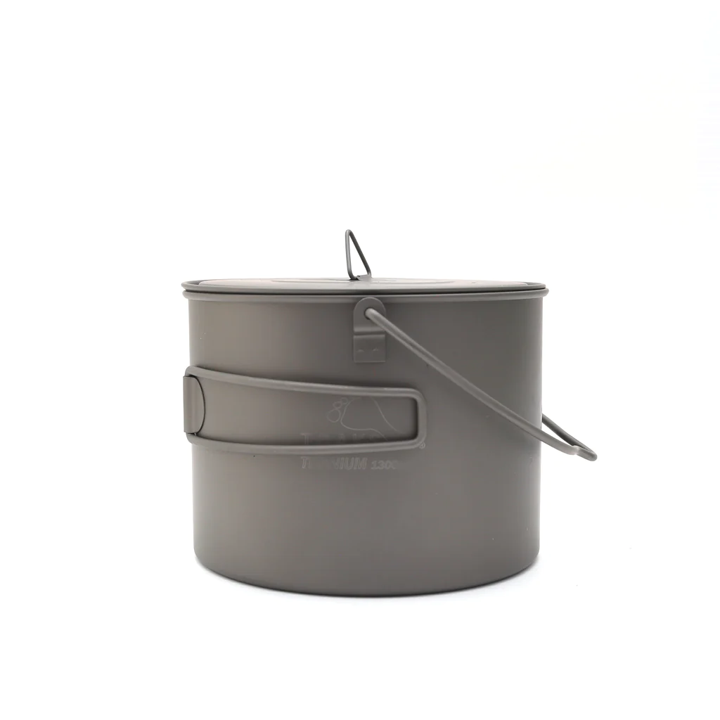 Toaks Titanium 1300ml Pot with Bail Handle POT-1300-BH