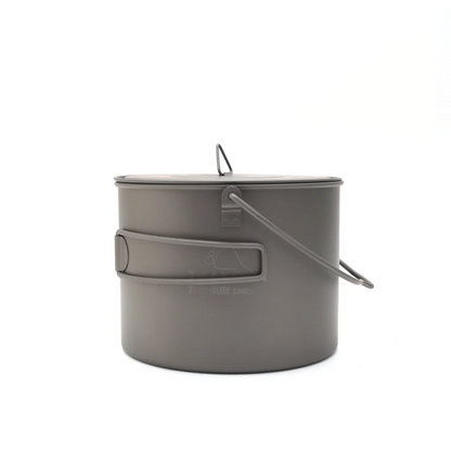 Toaks Titanium 1300ml Pot with Bail Handle POT-1300-BH