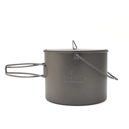 Toaks Titanium 1300ml Pot with Bail Handle POT-1300-BH