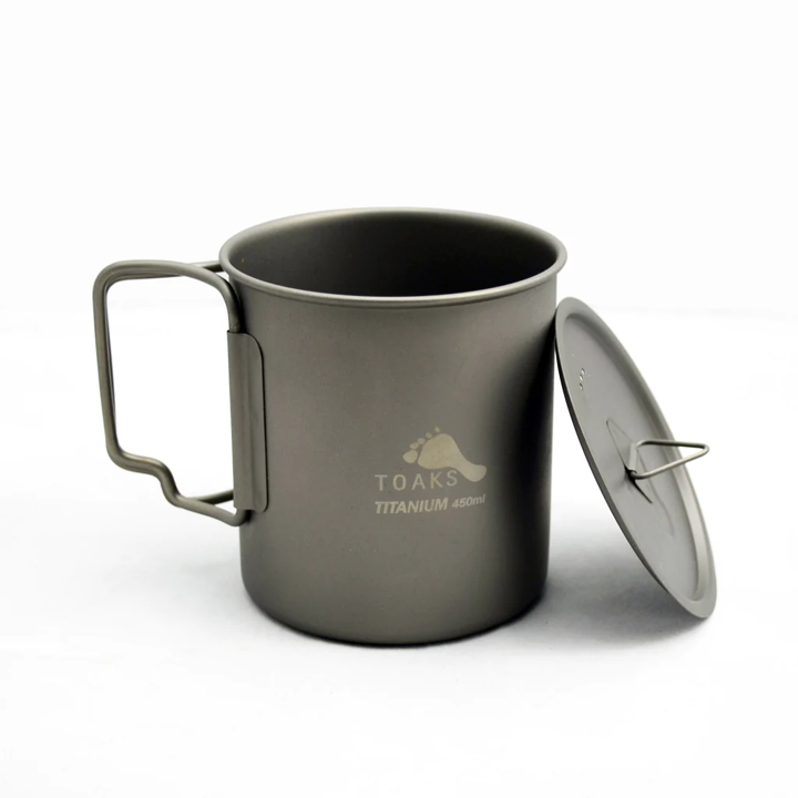 Toaks Titanium 450ml Cup with Lid CUP-450-C