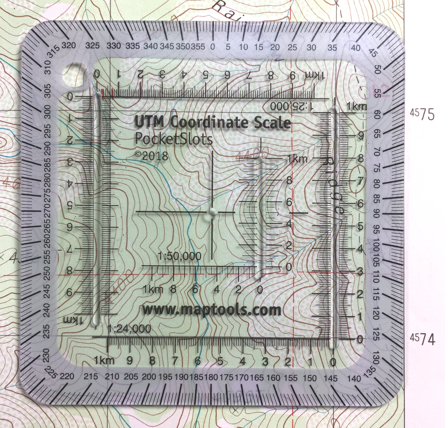 Pocket Sized UTM Slot Tool - Degrees