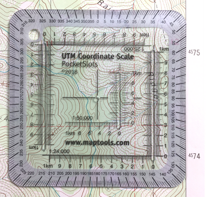 Pocket Sized UTM Slot Tool - Degrees