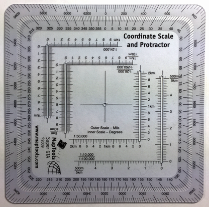 Improved Military Style UTM/MGRS Coordinate Scale aka "Super GTA"