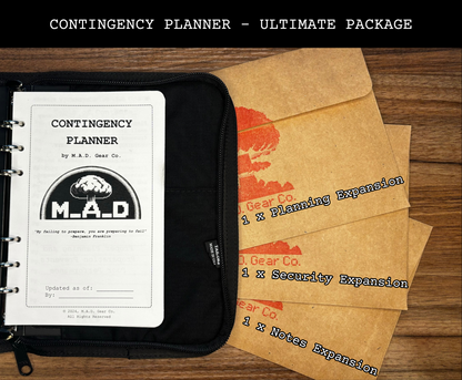 M.A.D. Gear Company Contingency Planner - Ultimate Package