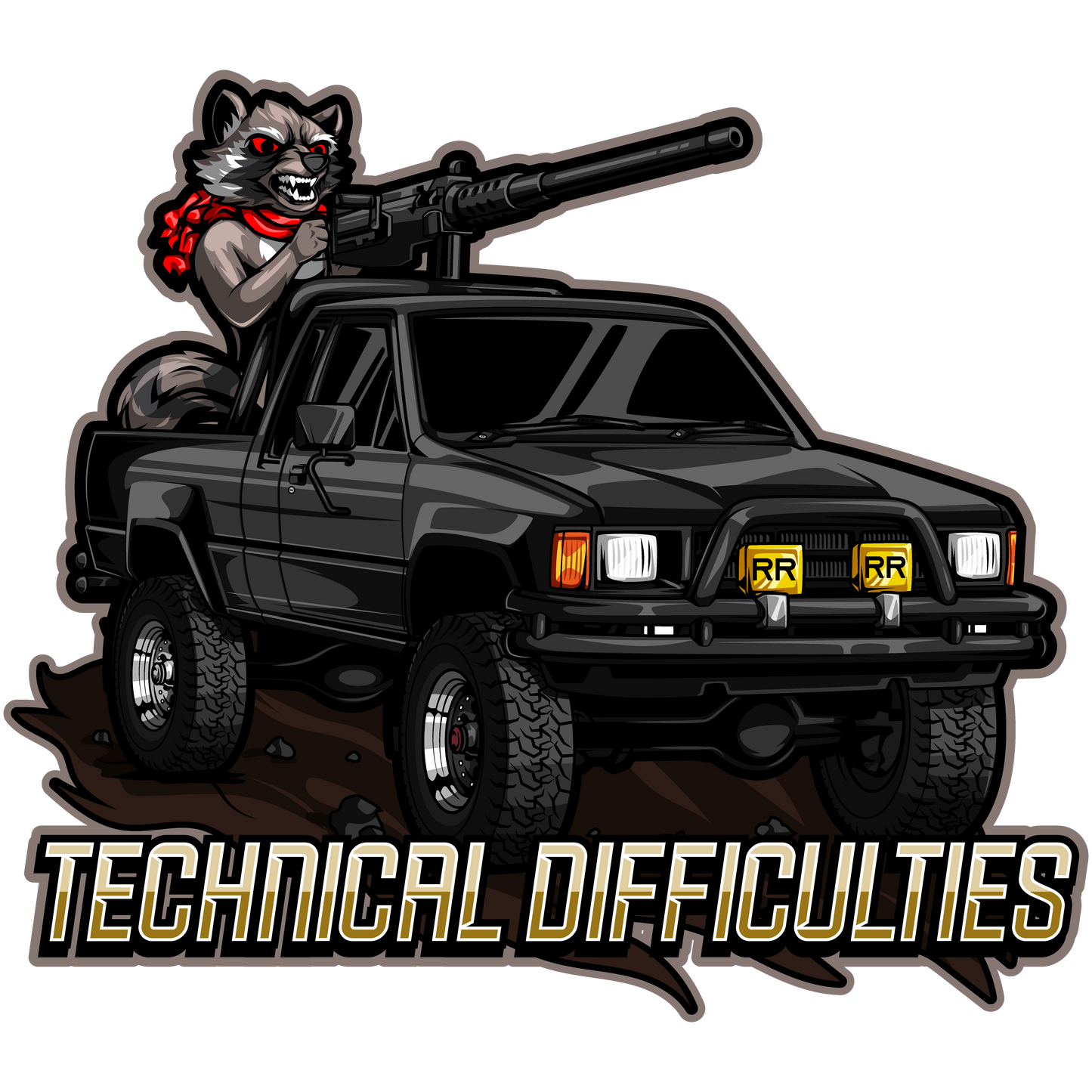 Technical Difficulties Die Cut Decal LAST CALL!