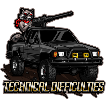 Technical Difficulties Die Cut Decal LAST CALL!