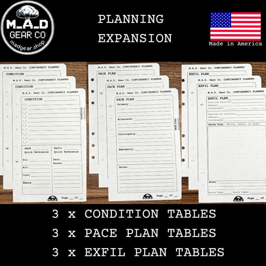 M.A.D. Gear Company Contingency Planner - Planning Expansion